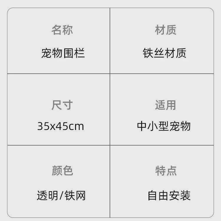 猫咪宠物围栏栅栏室内家用笼子超大自由空间隔离网门栏加密小型犬