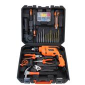 电钻工具箱五金工具套装 组家用冲击钻套
