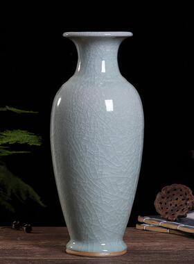 陶瓷花瓶摆件批发钧瓷釉裂开片电视柜酒柜装饰品礼品