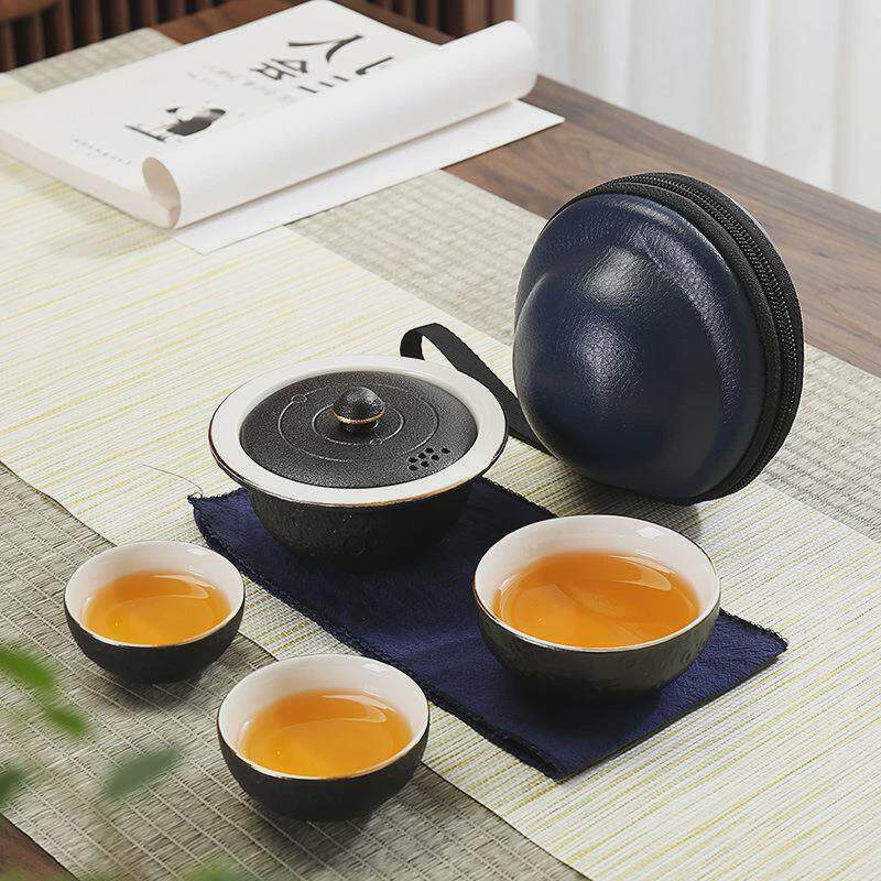 星球快客杯一壶三杯中秋礼品创意太空茶杯旅行茶具文创便携式送礼