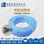 led连接线黑红东莞蓝白特软硅胶线8awg8平方硅胶线黄绿厂家