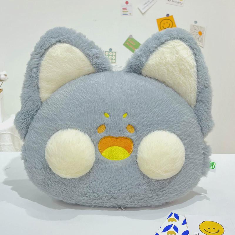 两用德嘟嘟喵圆形抱枕被艾斯办公室午休睡觉空调被汽车小憩靠枕