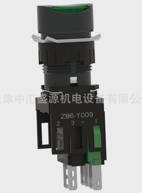 XB6AW3B1B带灯按钮16mm塑料圆形自复位24V绿色带灯按钮