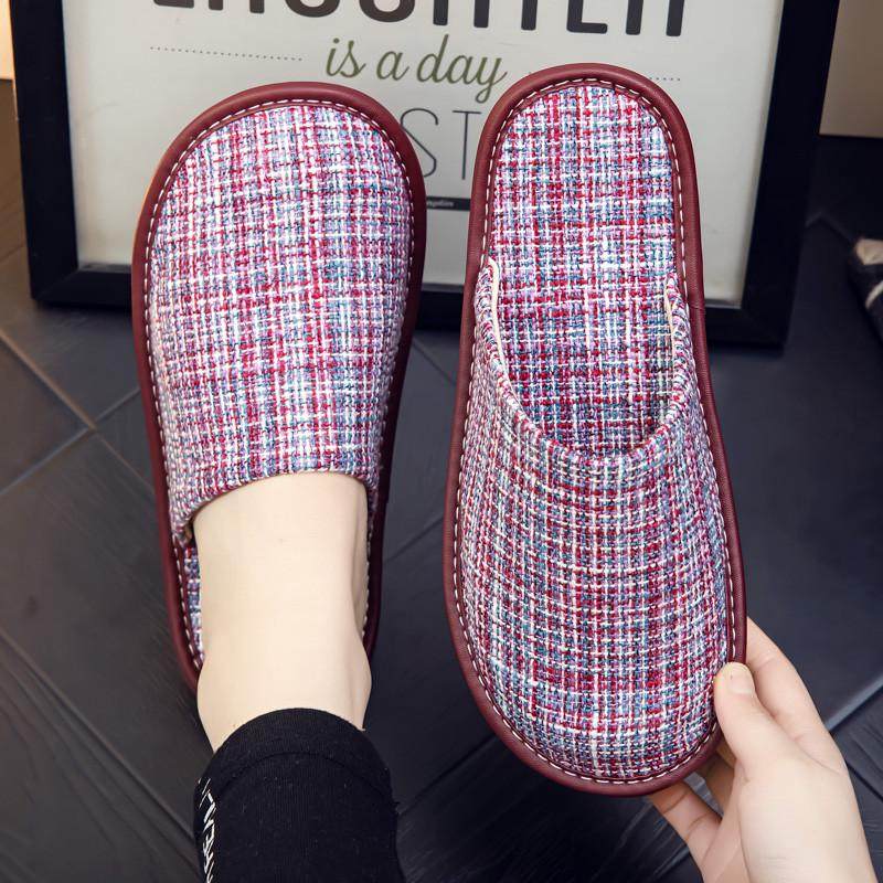 春秋包头布艺棉拖鞋男女室内家用地板防滑静音软底家居鞋四季,居家布艺,居家棉拖/棉鞋,淘宝优惠券,粉丝福利购,淘宝优惠卷