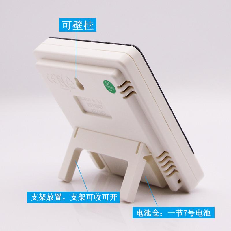 HTC-1电子数字干湿温度计室内高精度温湿度计家用台式温度表闹钟