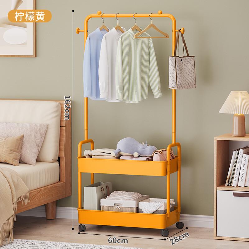 简易衣帽架卧室挂衣架可室内家用衣服置物架阳台凉衣架晾衣架移动