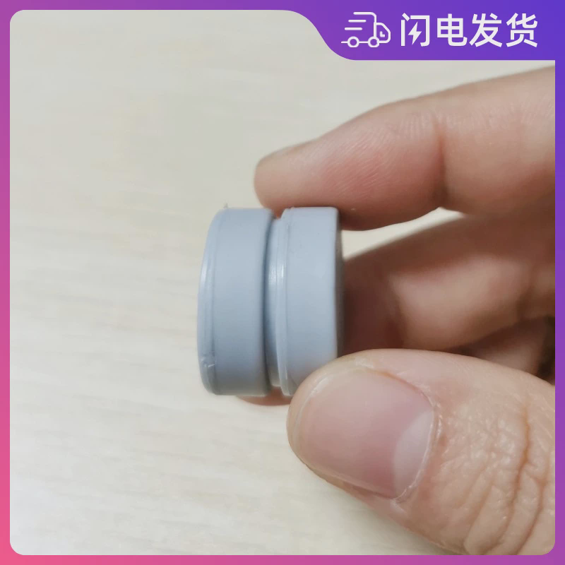 鱼缸对吸圆形磁铁  高性能强磁包胶防水防锈磁块 D22mm钕铁硼永磁