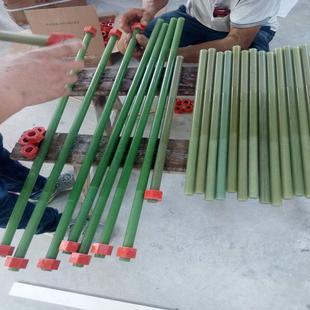 4环氧树脂棒胶木棒实心棒六角棒耐腐蚀环氧绝缘螺栓加工 水绿色FR