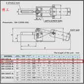 夹具GH12050U 夹具气压夹具工装 快速夹具CM夹紧器机械式 气动式
