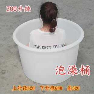ALJ6加厚PE牛筋塑料圆桶家用大号储水桶养殖桶发酵桶泡菜桶胶桶可
