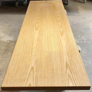 北美黑胡桃木fas实木板白蜡餐桌升降桌面大板吧台榆木木原木