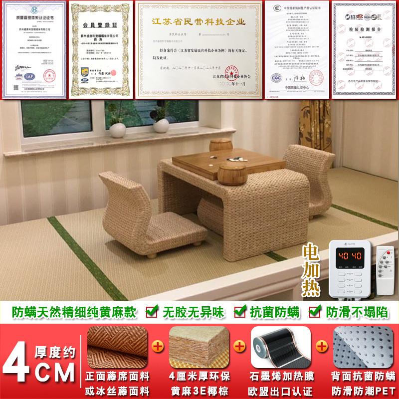 电加热榻榻米垫子椰棕床垫塌塌米加热踏踏米地垫电热炕垫可定