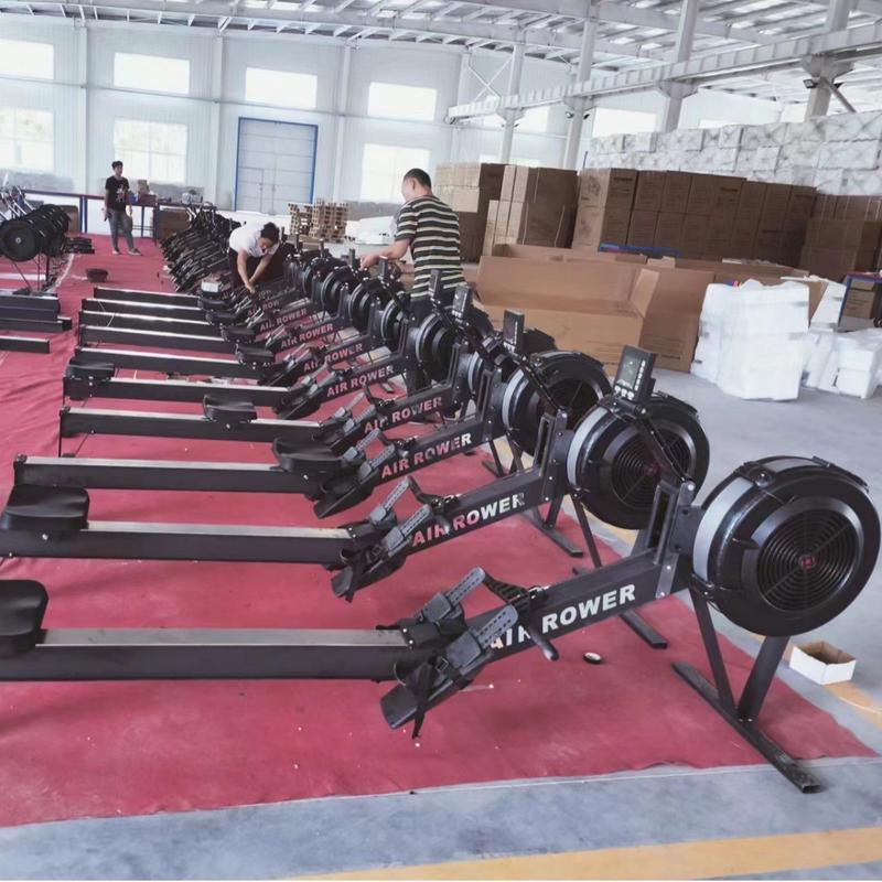 健身用品风阻划船器小型健身器材室内划船器单轨新款C2风阻划船机