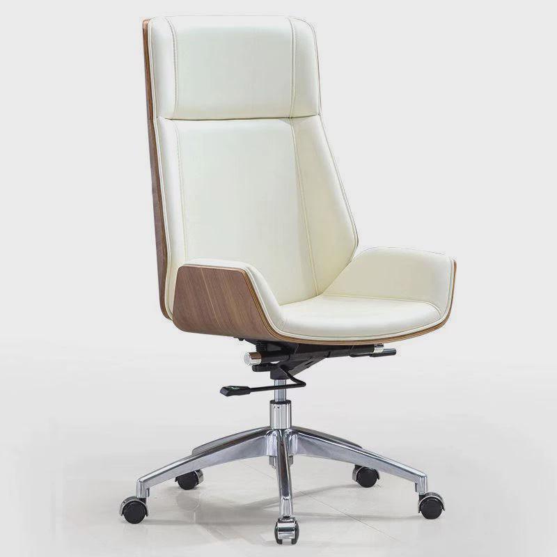 现代简约办公家具老板椅舒适皮革升降会议椅可调节躺椅办公室转椅