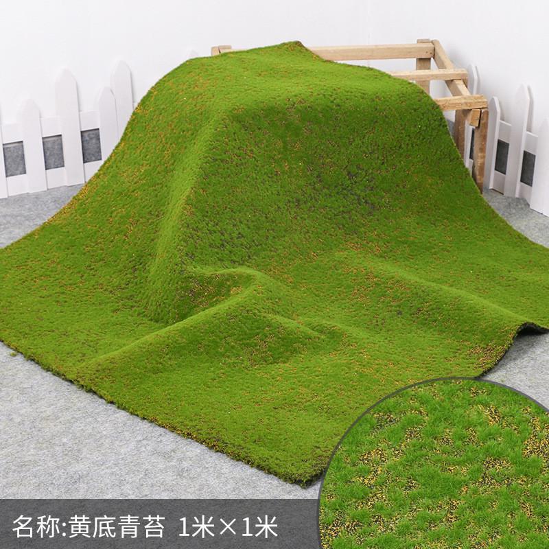 仿真草坪藓人工草假藓苔青苔多肉微景观diy装饰材料植绒草皮苔藓