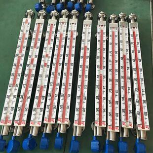 304不锈钢磁翻板液位计侧装PP磁浮子液位计