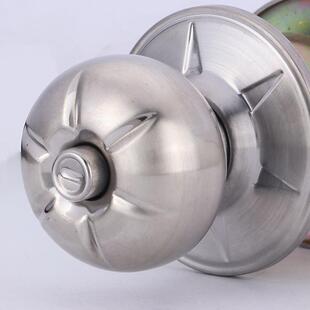 热销不锈钢球锁六星球形锁球型门锁室内房门锁卧室内卫生间圆锁通