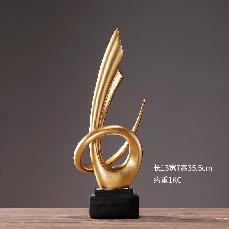 7yx批发金色海豚工艺品桌面办公室酒柜摆件轻奢装饰品朋友电视柜