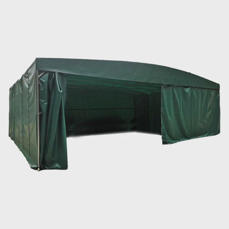 挡雨棚推拉雨棚大排档帐篷遮阳停车棚活动仓库伸缩大型移动雨棚