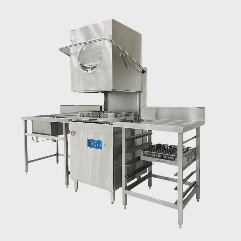 揭盖式洗碗机商用食堂小型餐具清洗设备不占地酒店后厨商用洗碗机