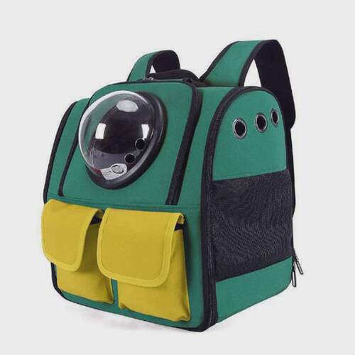 外出双肩包便携透气太空舱狗狗防宠物全景猫咪大容量透明泼水猫包