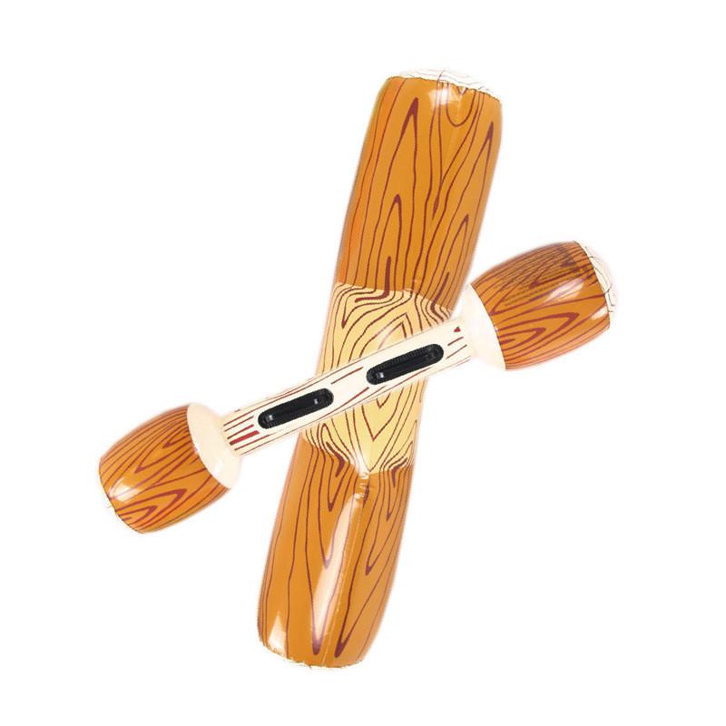 供货新款游戏木头游戏打气棒充气对对碰水上竞技水上浮排