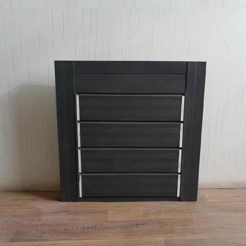 防雨铝合金百叶窗通风口回风口外墙百叶单层工程装饰百叶窗厂家