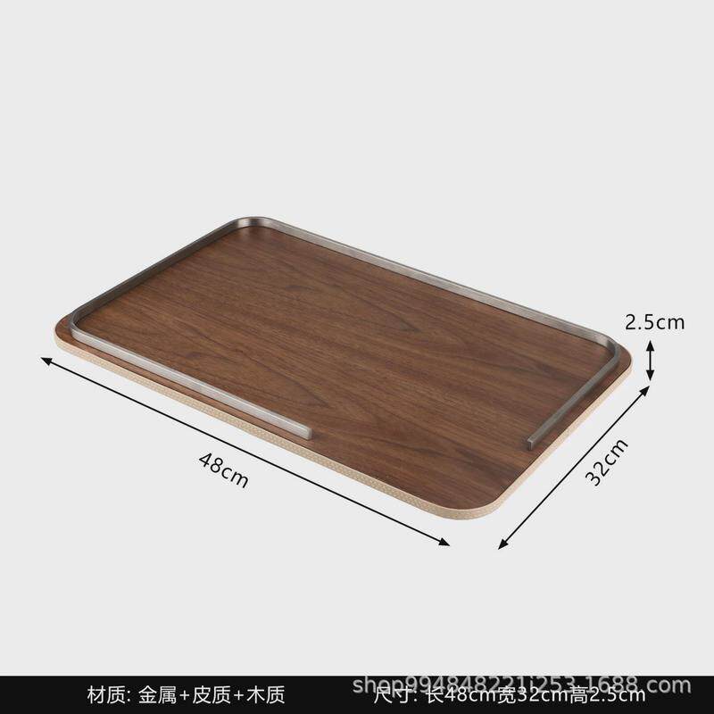 收纳轻奢纸巾盒客厅高档胡桃木纸盒家用卫生间创意抽纸盒纸抽盒子