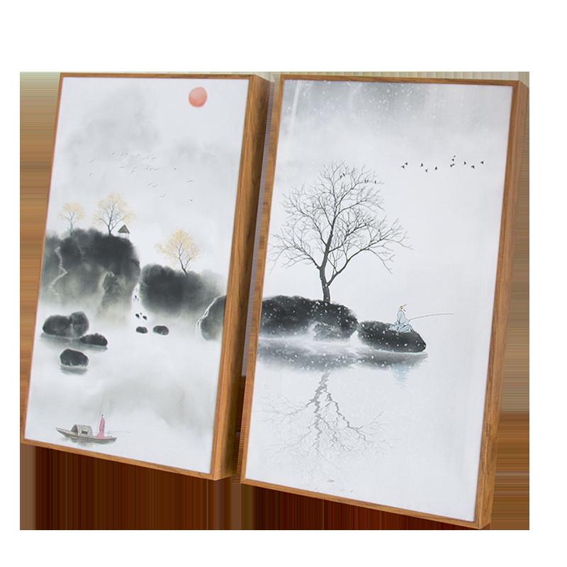 数字油画框外框装裱木纹简约铝合金相框窄边细边画框做任意尺寸