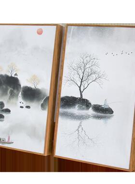 数字油画框外框装裱木纹简约铝合金相框窄边细边画框做任意尺寸