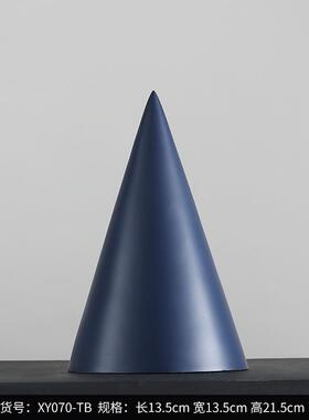 博西家居 北欧创意几何轻奢树脂摆件 家居装饰品样板房软装ins风