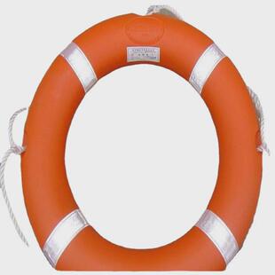 厂家直发成人便携聚乙稀2.5公斤船用复合救生圈橡塑游泳救生圈