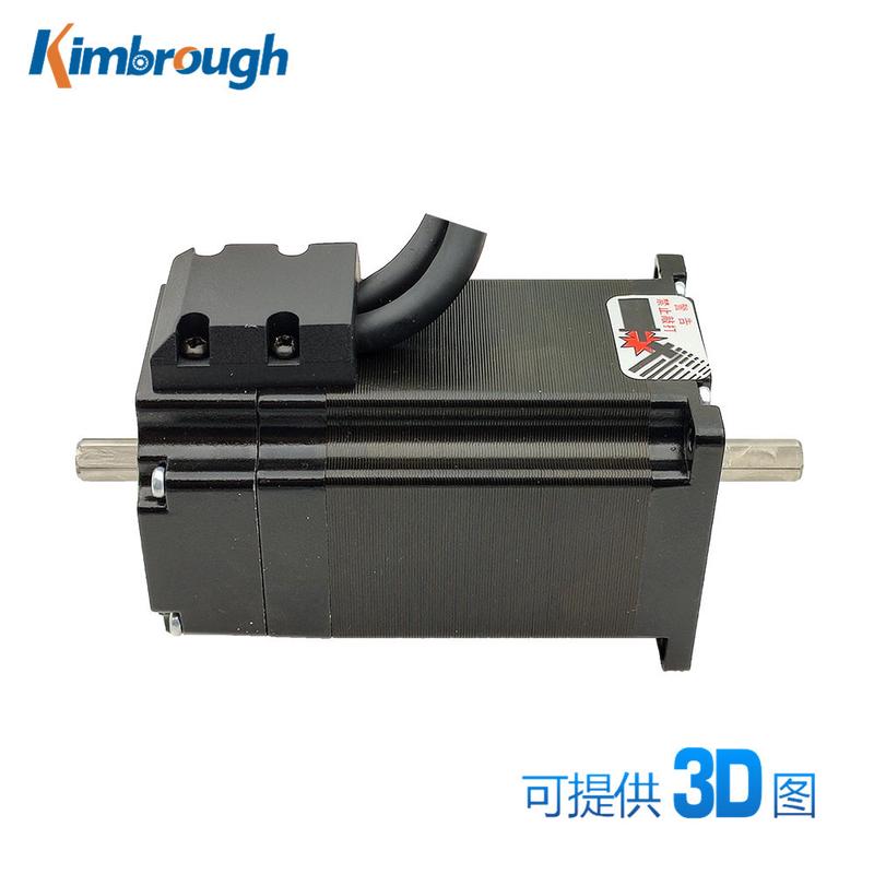 两相57双轴闭环步进电机力矩3.0nm径身长122mm轴机8.0mm