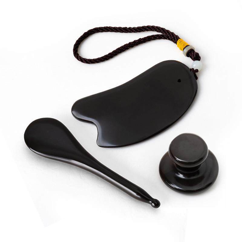 面部刮痧板脸部眼部套装拨筋棒美容棒按摩面部三件背部全身家用