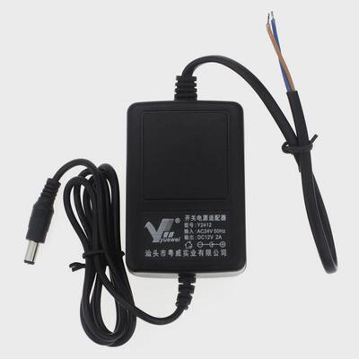 粤威Y2412交流AC24V转DC12V2A变直流监控摄像机12伏2A电源适配器