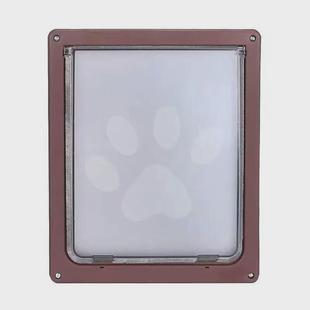 货源猫门自由出入门狗洞宠物门狗门围栏通道双向狗门狗笼木门