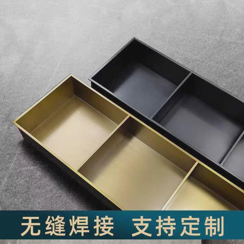 嵌入式浴室不锈钢壁龛卫生间置物架电视背景墙304壁柜不锈钢定做