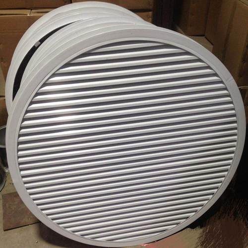 圆形百叶窗单层百叶窗铝合金安装通风出风口静音排气扇加工风口