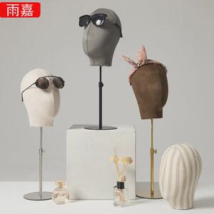 模特头道具服装店男女耳环假发人头饰品头模展示架橱窗陈列架