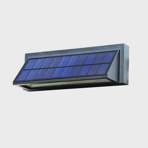 新品双头户外防水太阳能壁灯墙大门口上下发光洗led庭院照明门牌