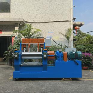 福澳厂家低噪音双辊开放式炼胶机16寸橡胶混炼出片机开放式混炼