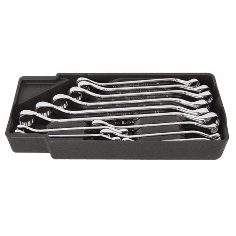 热销工具盾钢  11件双梅花扳手组合工具托 配合工具车用s025025