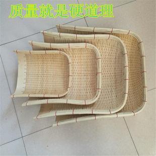 农家纯手工家用柳编藤编竹编无孔簸箕农用柳条编织收纳筐民间工艺