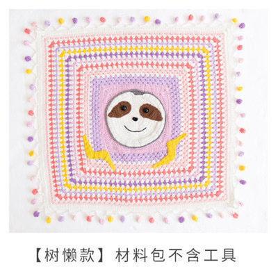 苏苏姐家手作diy编织毯子材料包孕期打发时间钩针毛线棉