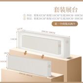 可折叠多功能长条展台创意中岛展会套装 陈列移动多层展示架展示台