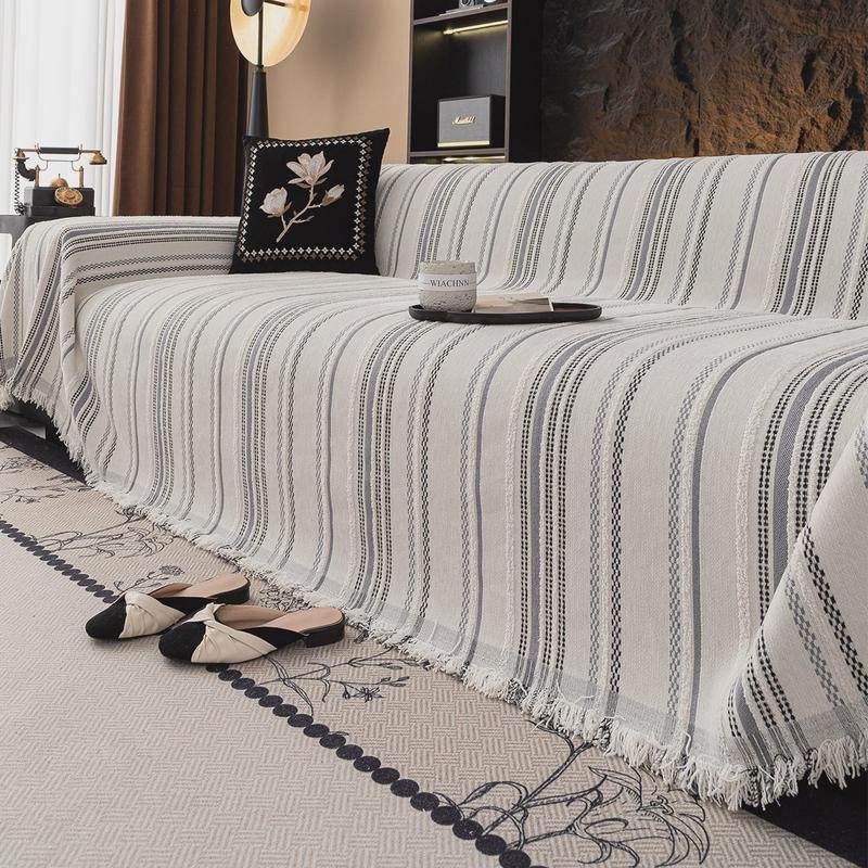 高级轻奢感沙发巾一整张全盖毯布四季通用万能沙发套罩防猫抓,居家布艺,沙发垫,淘宝优惠券,粉丝福利购,淘宝优惠卷