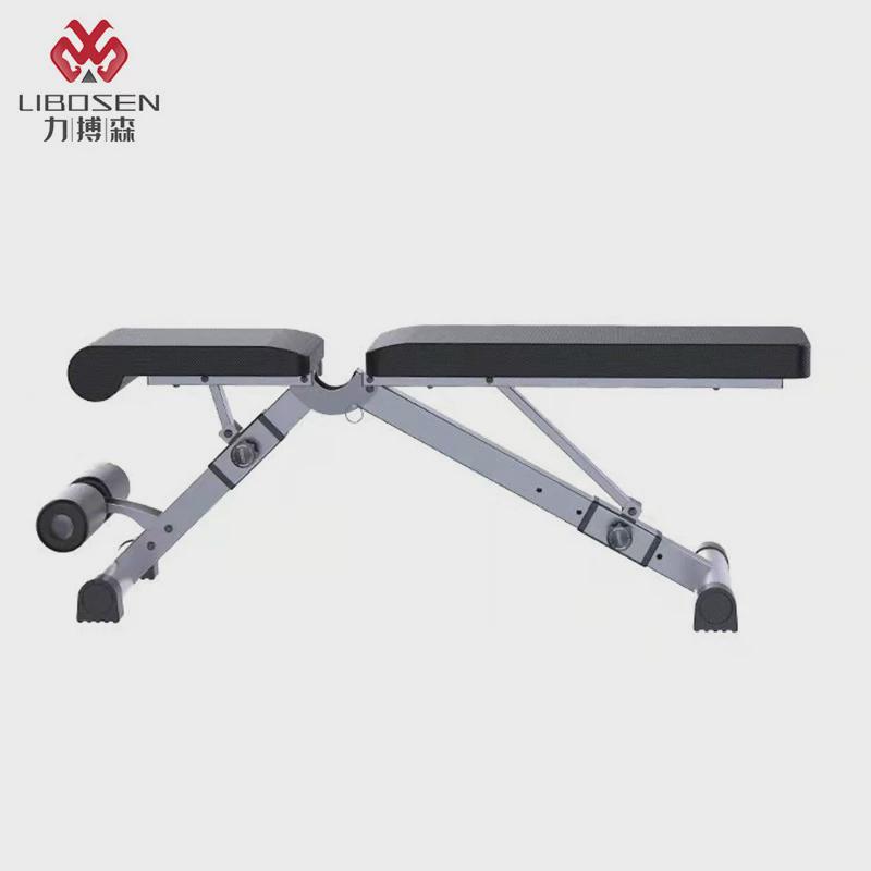 力搏森多用折叠哑铃凳商用可调节健身仰卧起坐飞鸟凳卧推凳长椅