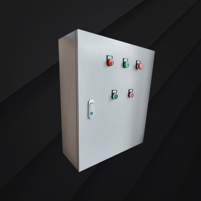 厂家户外不锈钢电气配电箱外壳成套防雨风机水泵星控制箱三角