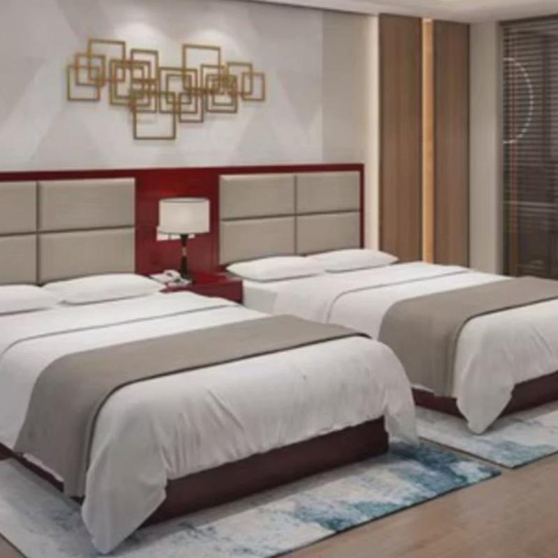 gy酒店家具全套间标新款宾馆床快捷旅馆简约现代公寓民宿专用双人