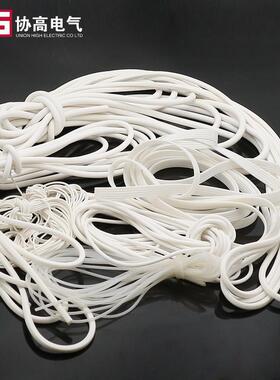 方发泡圆条硅橡胶条白色海绵密封条耐高低温灯具胶条阻燃无异味